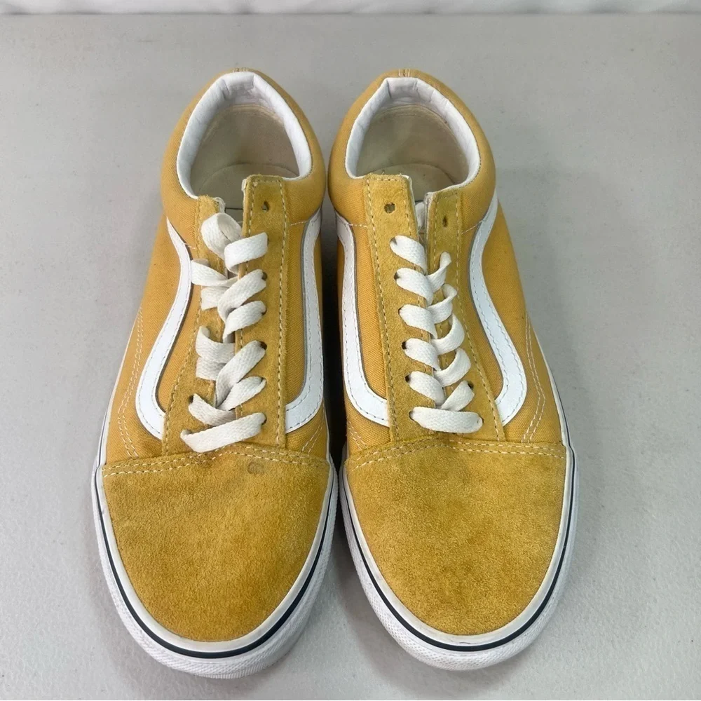 Vans Old Skool Suede Mustard Yellow Unisex Shoe Size 6.5 or 5 #1107